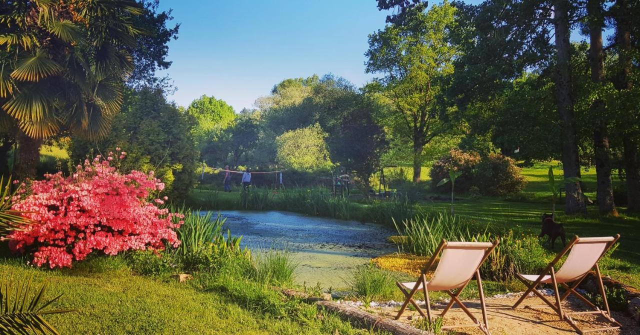 Le Vieux Moulin Gites - Detached Cottage With Garden Views And Pool Guegon Exterior photo